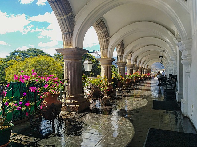 Colonial buildings in Antigua Guatemala