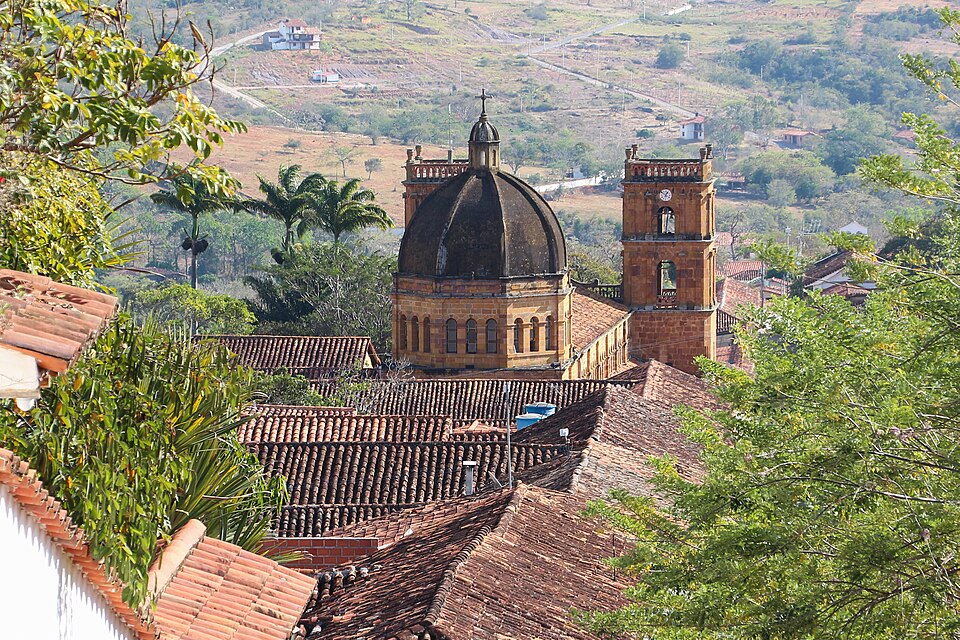 Cathedral of the Immaculate Conception in Barichara Colombia