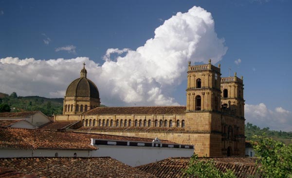 Panoramic view of Barichara Colombia