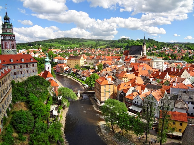 Places Unveiled travel blog — medieval town of Český Krumlov Czech Republic