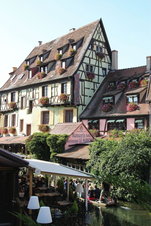 Alsatian architecture in Colmar France