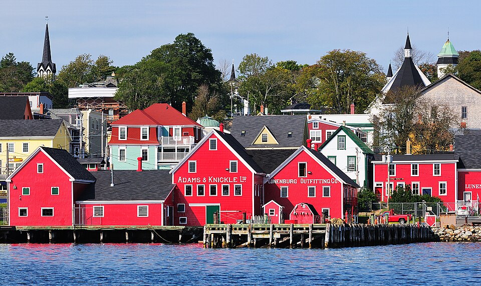 Harbour view in Lunenburg Nova Scotia Canada