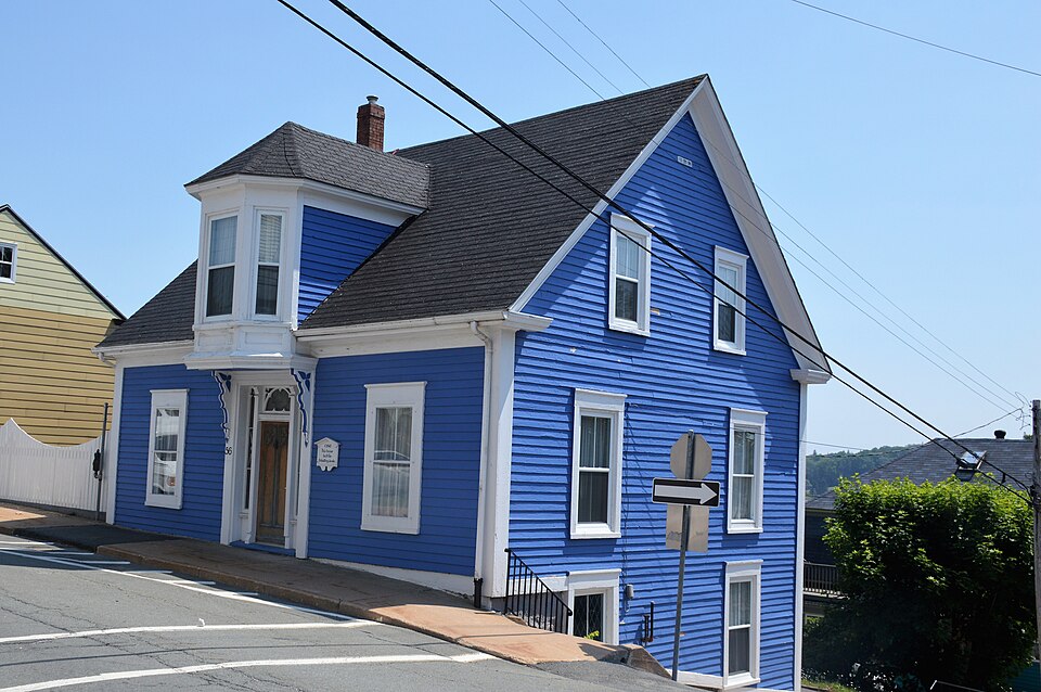 House of Godfrey Jacobs on Pelham Street in Lunenburg Nova Scotia Canada