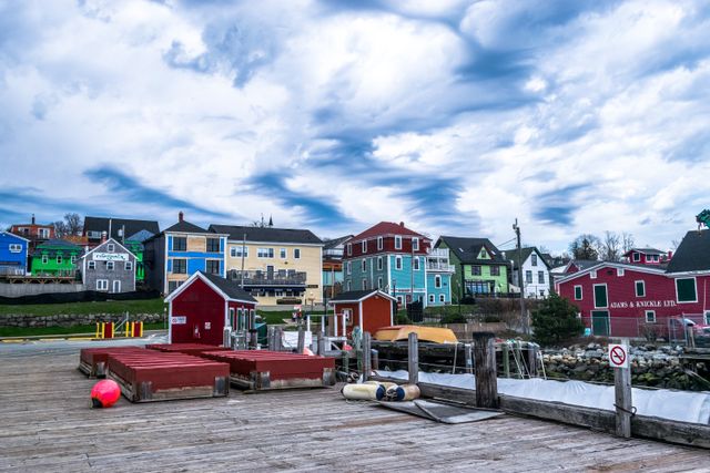 View of Lunenburg Nova Scotia Canada