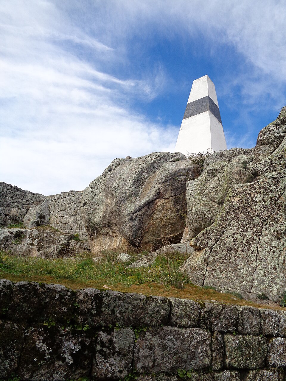 Monsanto Castle in Portugal surrounded by giant granite boulders