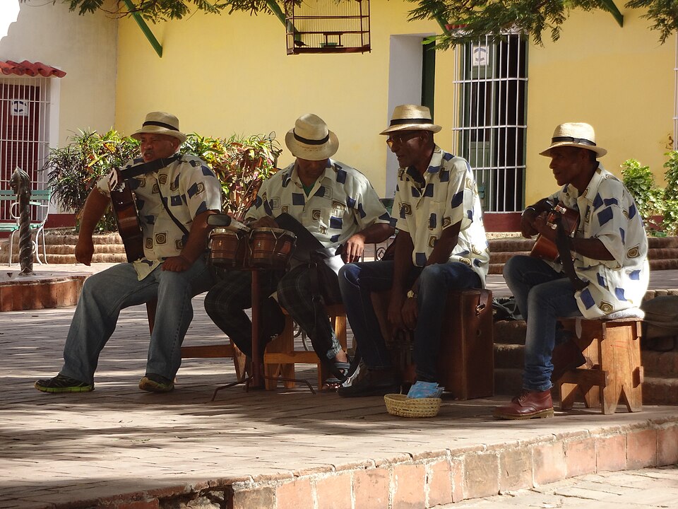 Local musicians performing in Trinidad Cuba
