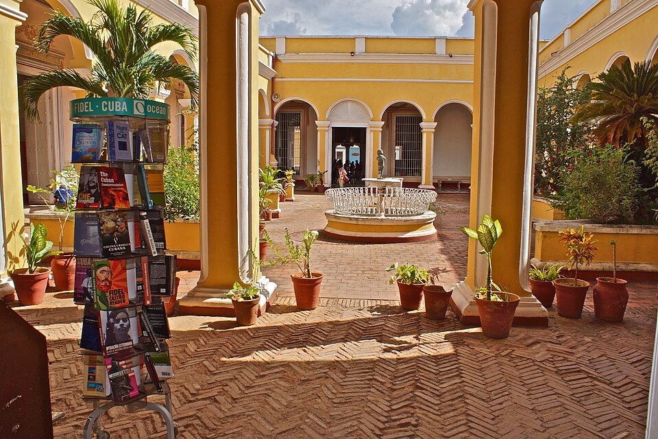 Courtyard of the Municipal History Museum in Trinidad Cuba
