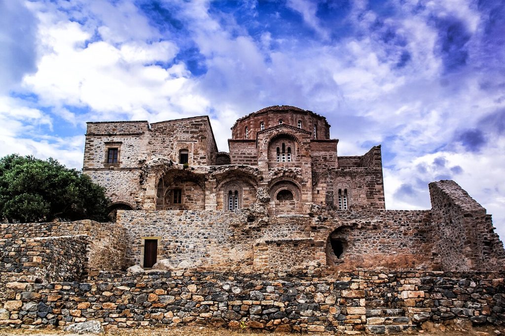 Byzantine church of Agia Sofia on the Upper Town plateau