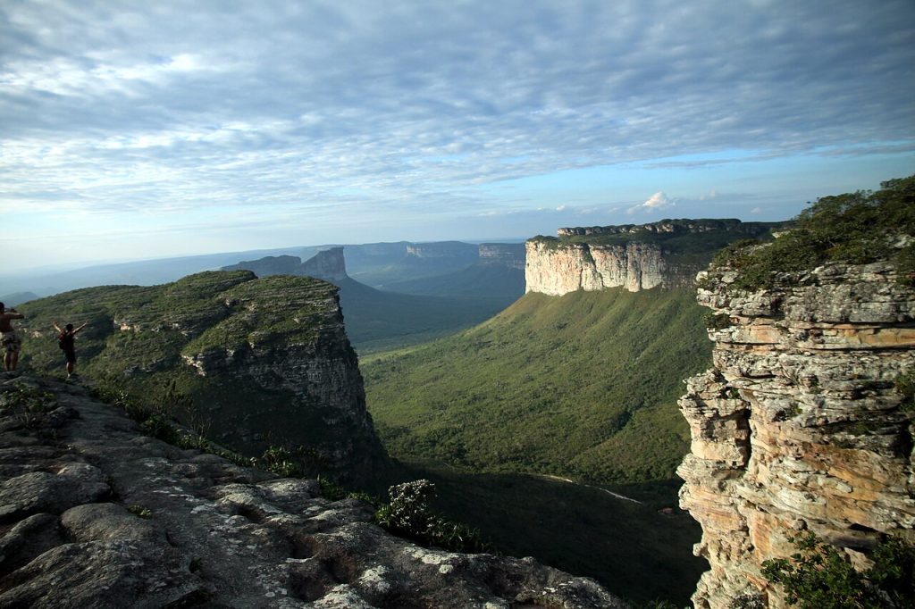 Dramatic cliffs and valleys of Chapada Diamantina near Lençóis