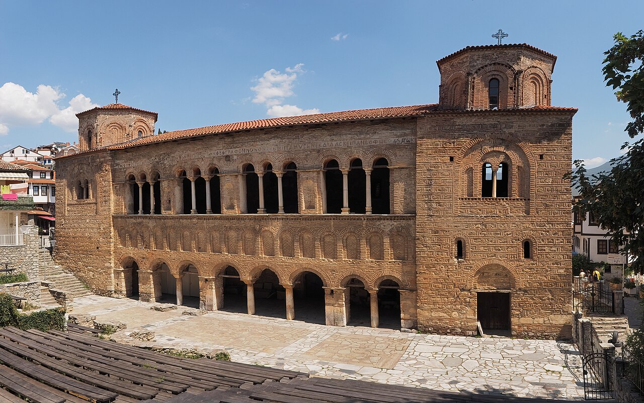 Medieval stone Church of St. Sophia in Ohrid