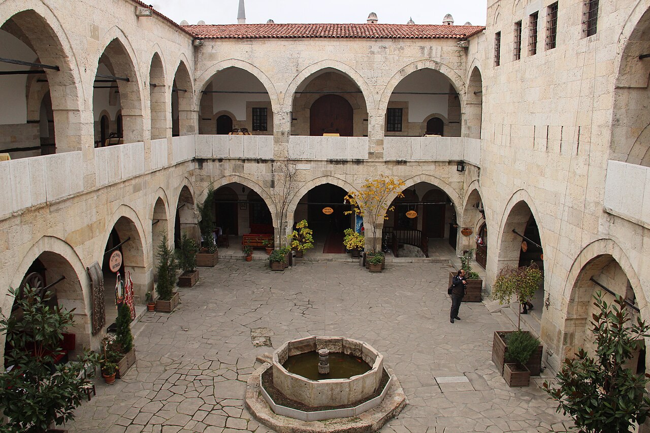 Stone walls of the Cinci Han caravanserai