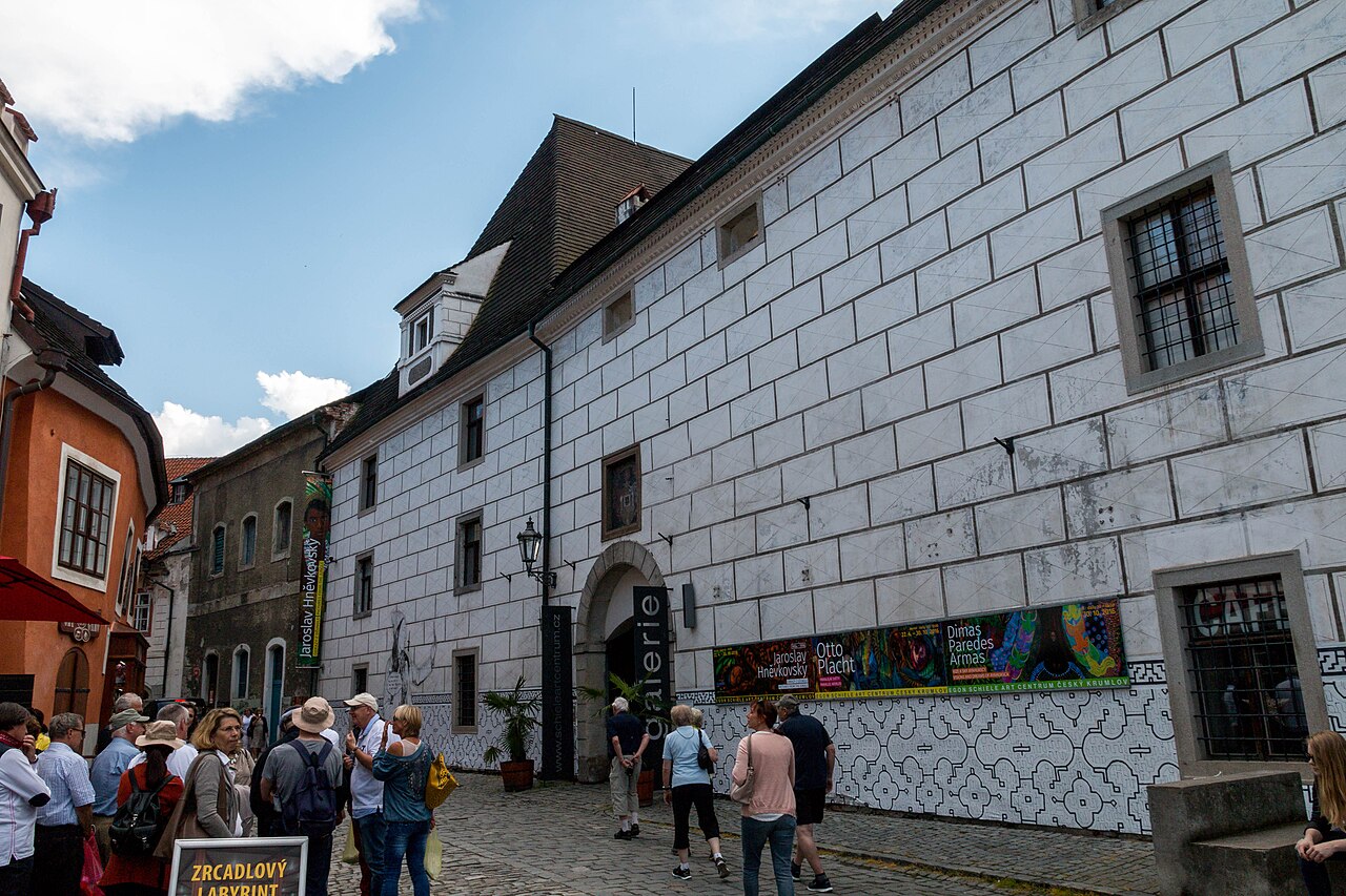 Building of the Egon Schiele Art Centrum in Český Krumlov