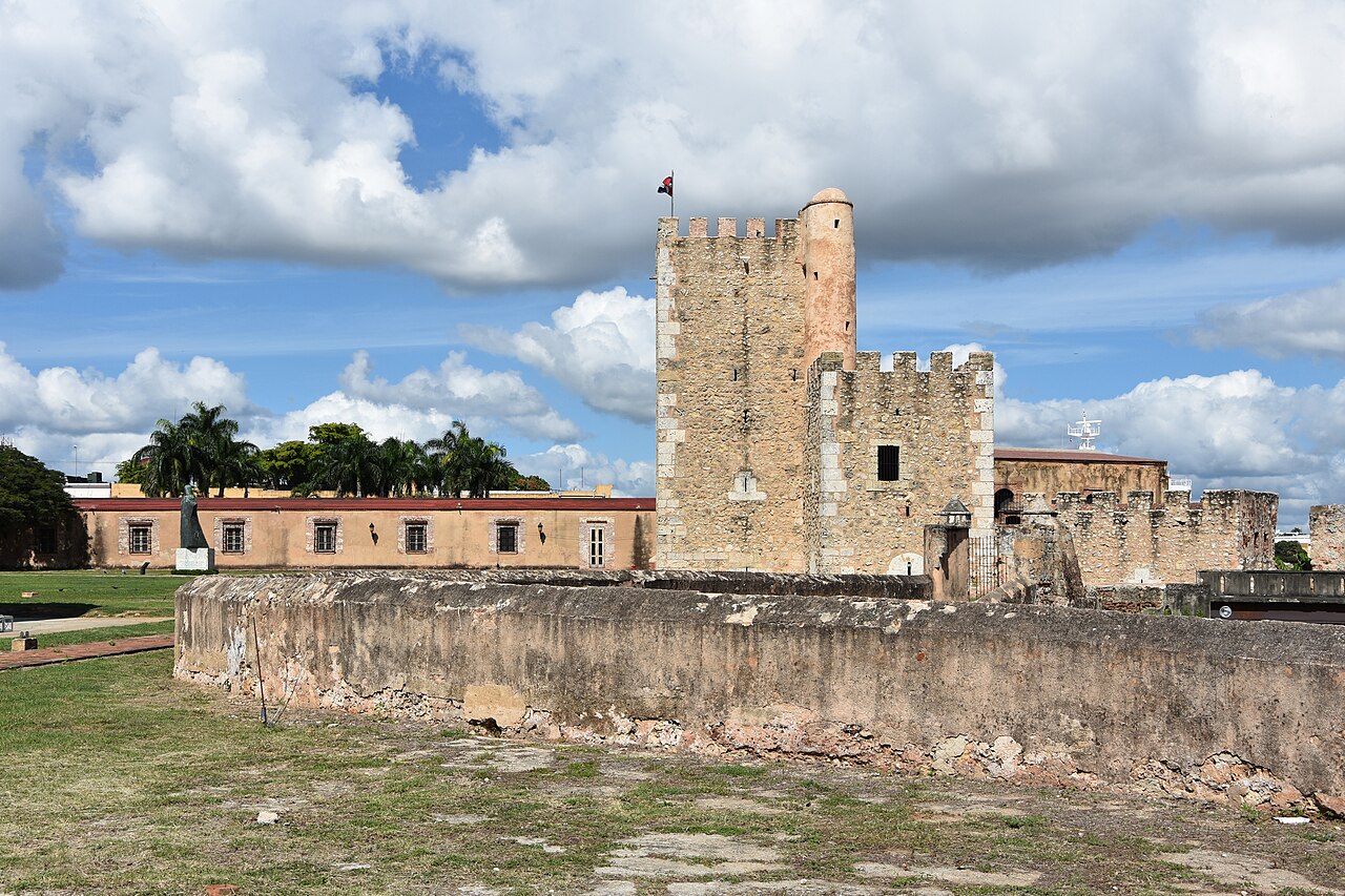 Stone tower of the Fortaleza Ozama fortress