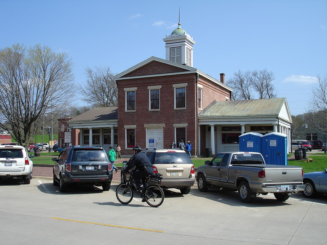 Old Market House building with a small cupola
