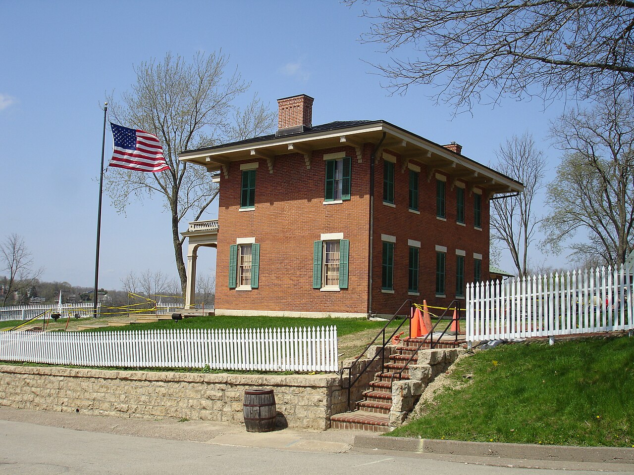 Galena Illinois Ulysses S. Grant Home in red brick
