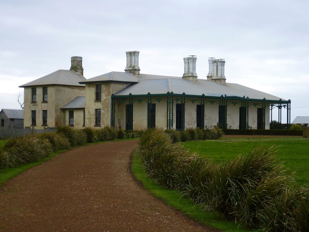 The historic Highfield homestead on its hill