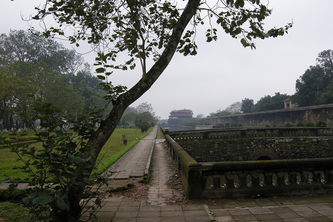 Hue Vietnam citadel walls and gate