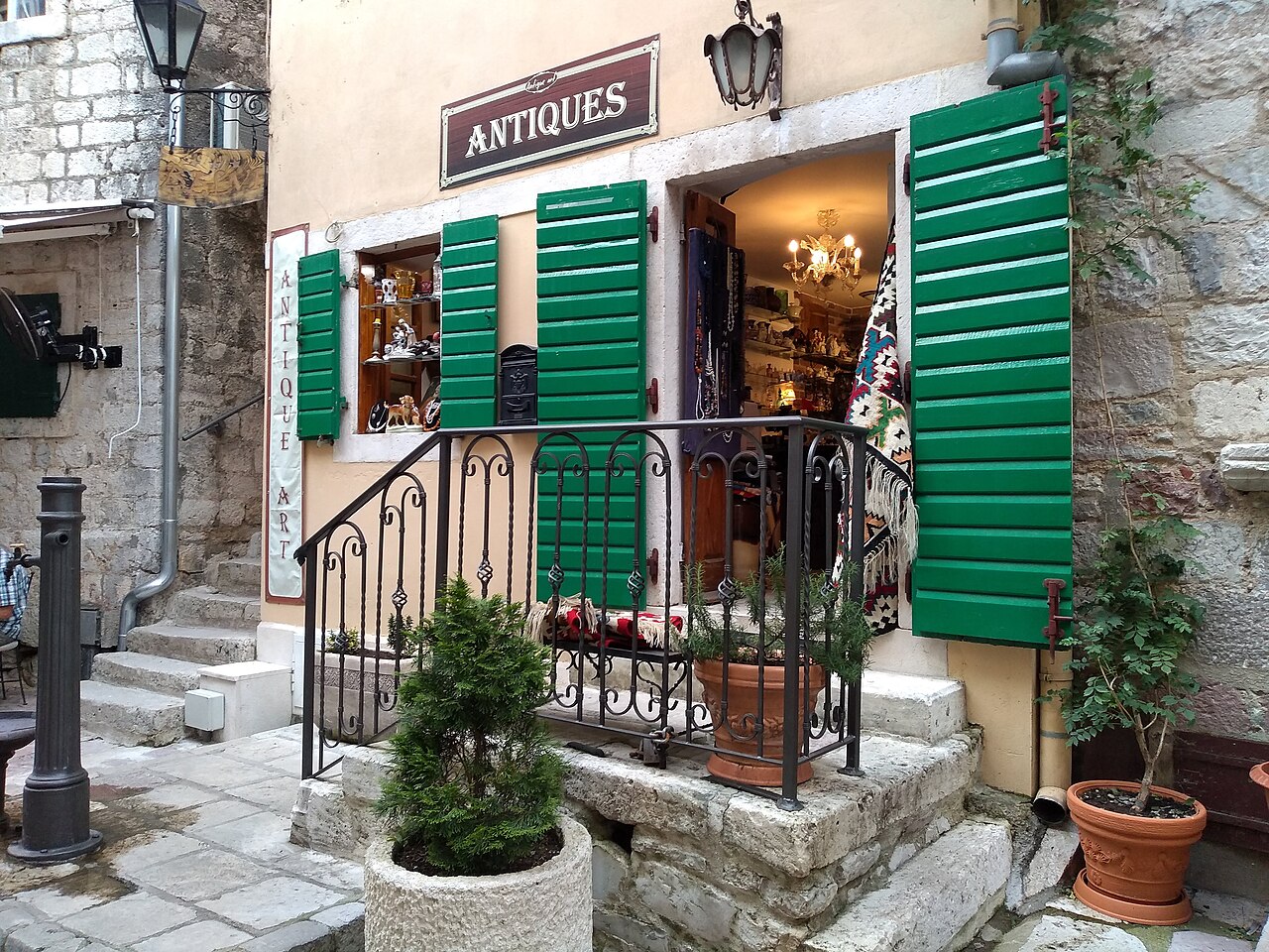 Stone buildings in Kotor old town