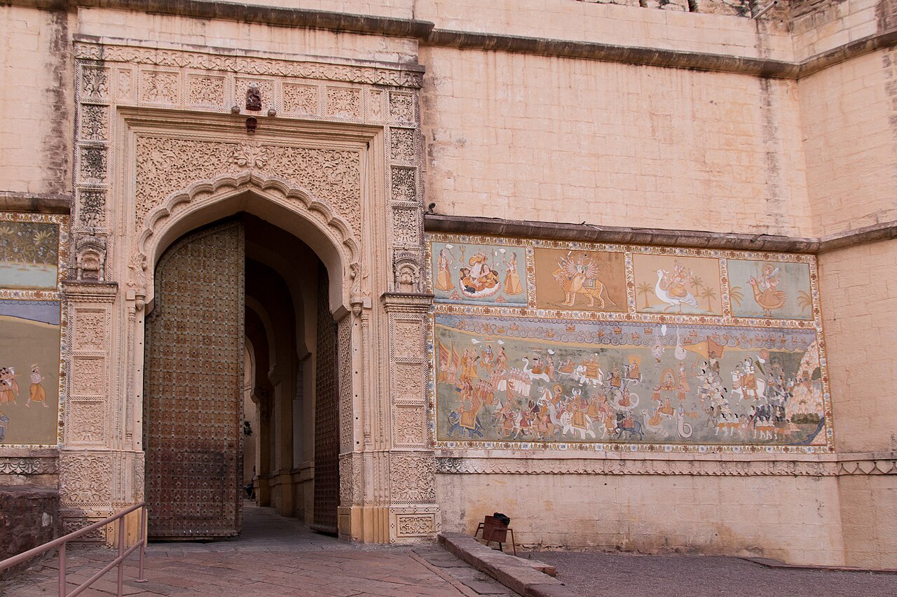 Jai Pol, the main gate of Mehrangarh Fort in Jodhpur