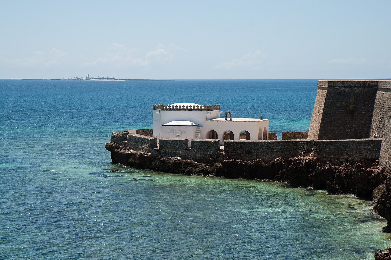 Small white Chapel of Nossa Senhora do Baluarte by the sea