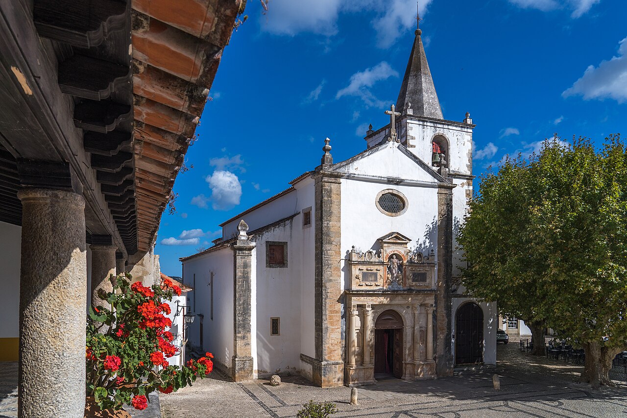Igreja de Santa Maria on the main square of Óbidos