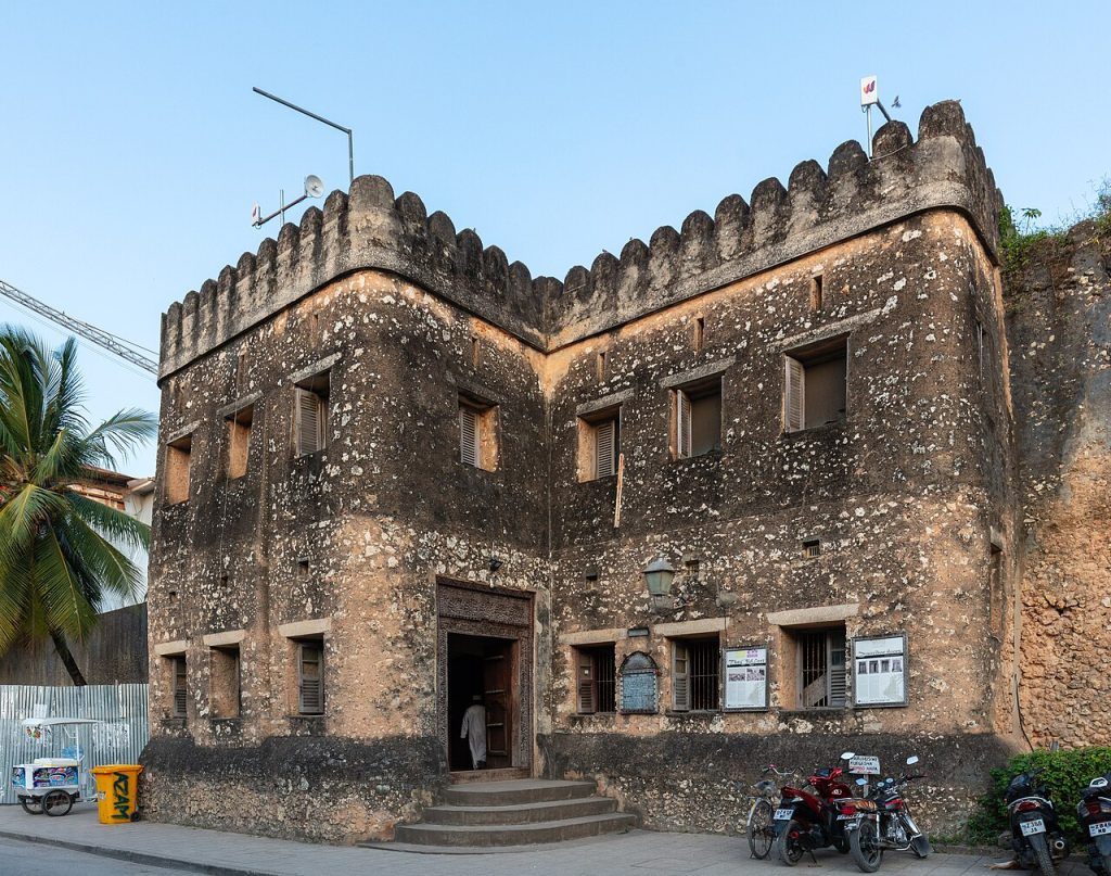 Walls of the Old Fort in Stone Town Zanzibar
