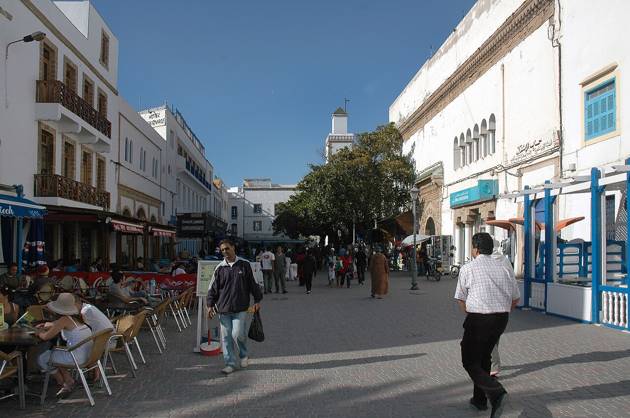 Place Moulay Hassan square between the medina and the port in Essaouira
