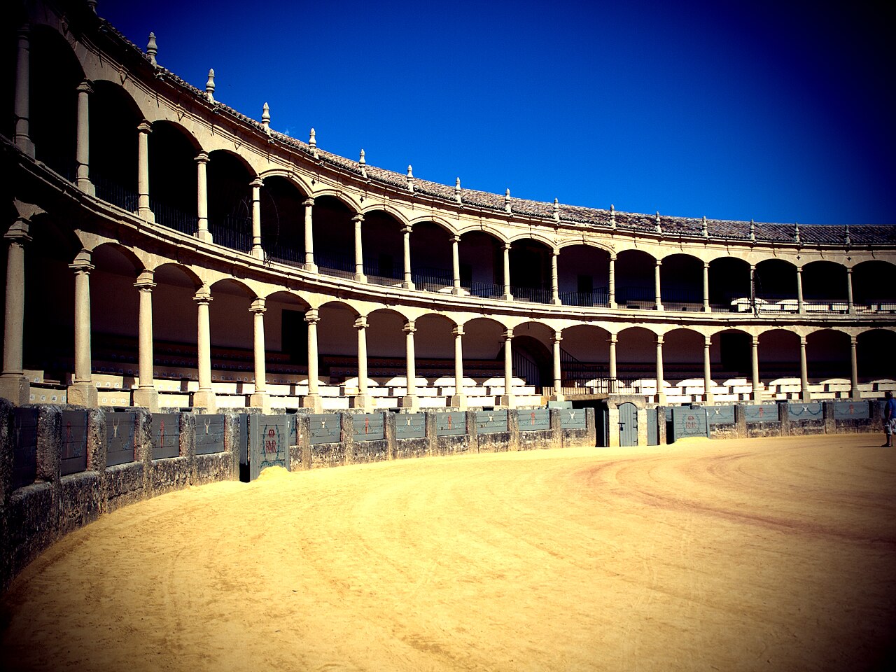 Historic stone bullring of the Real Maestranza