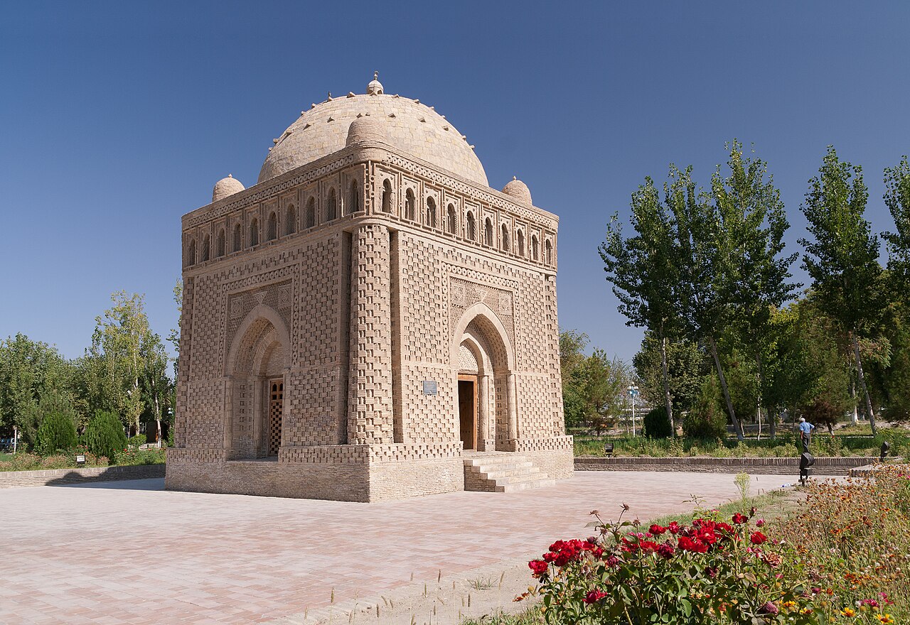 Patterned brick walls of the Samanid Mausoleum