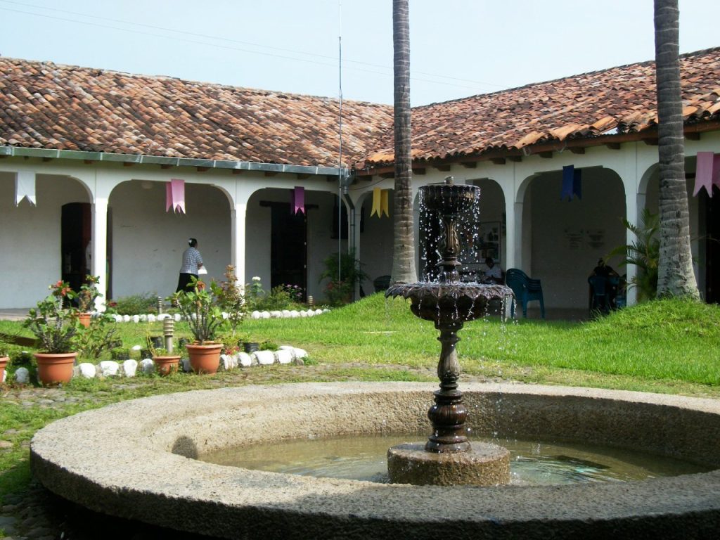 Town hall building on the central square