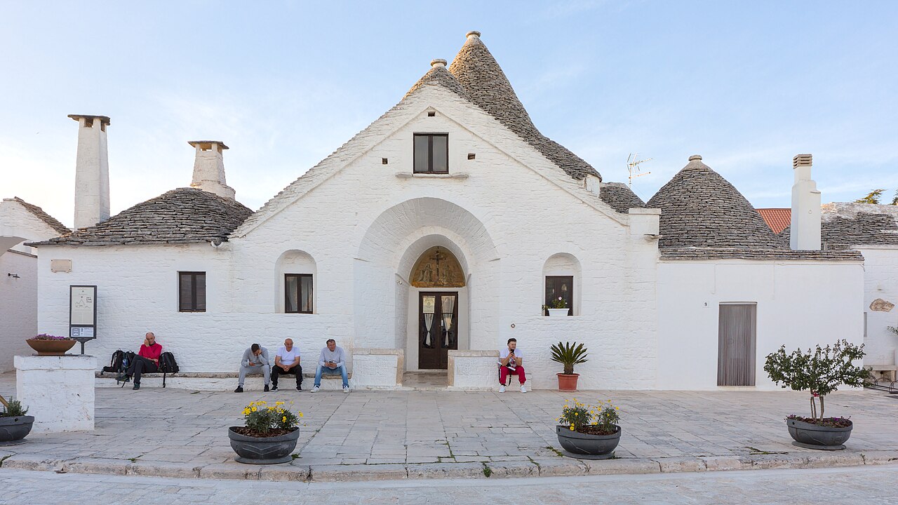 Two-story Trullo Sovrano with conical roofs