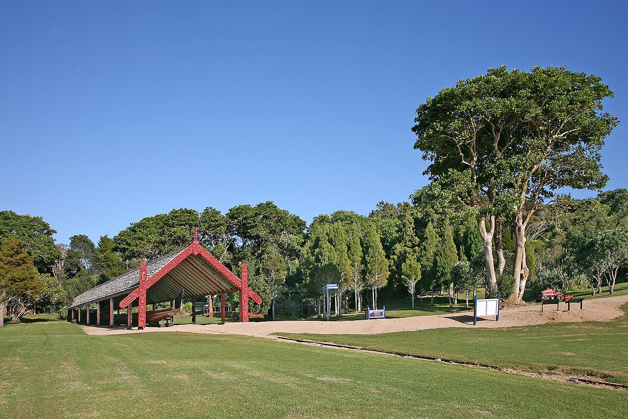 Treaty House and lawns at the Waitangi Treaty Grounds